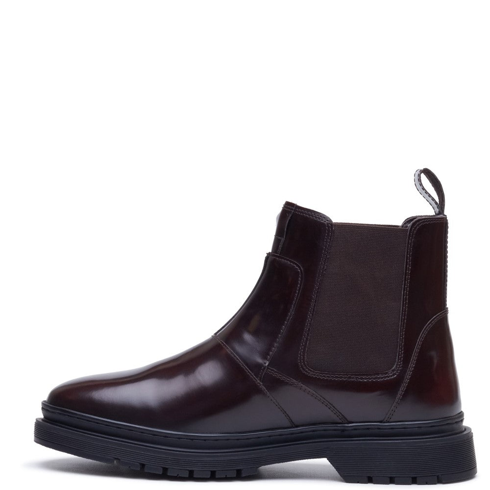 Mens Boots Bordo Hush Puppies Jamie Chelsea Boot