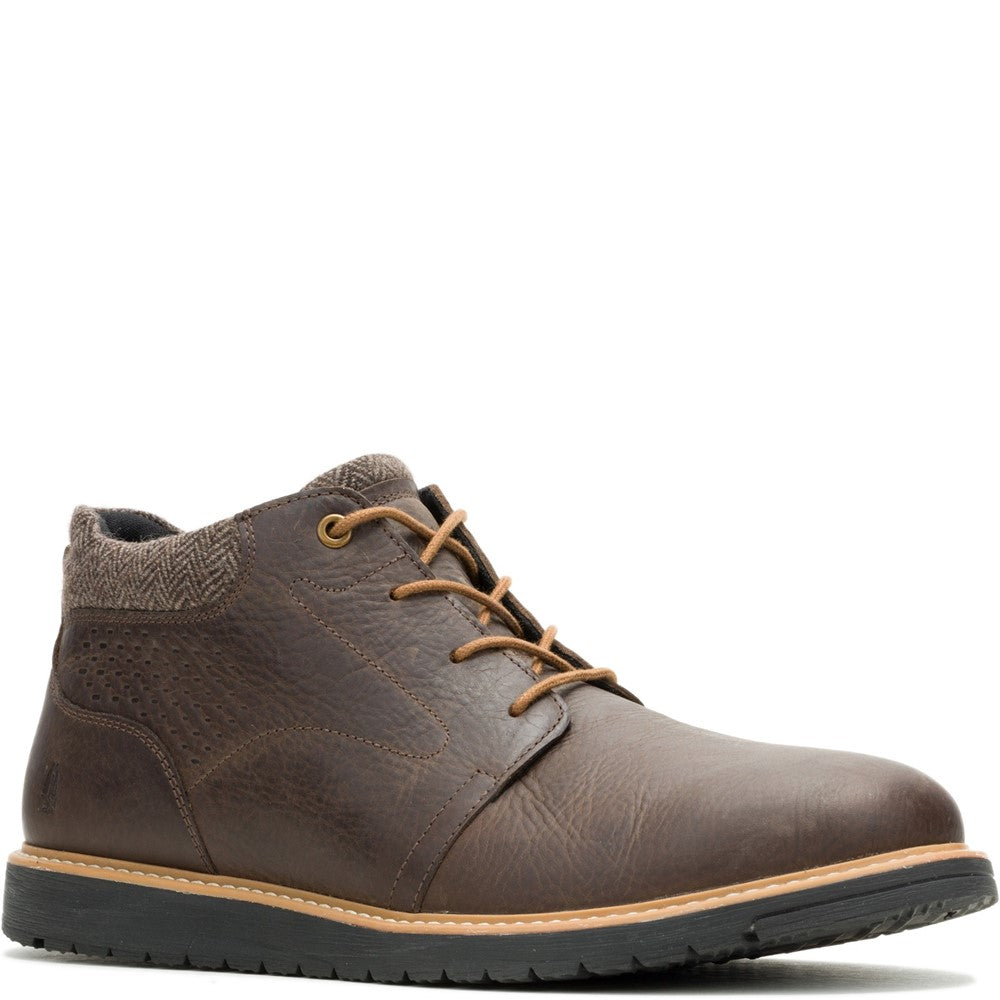 Mens Boots Brown Hush Puppies Jenson Lace Boot
