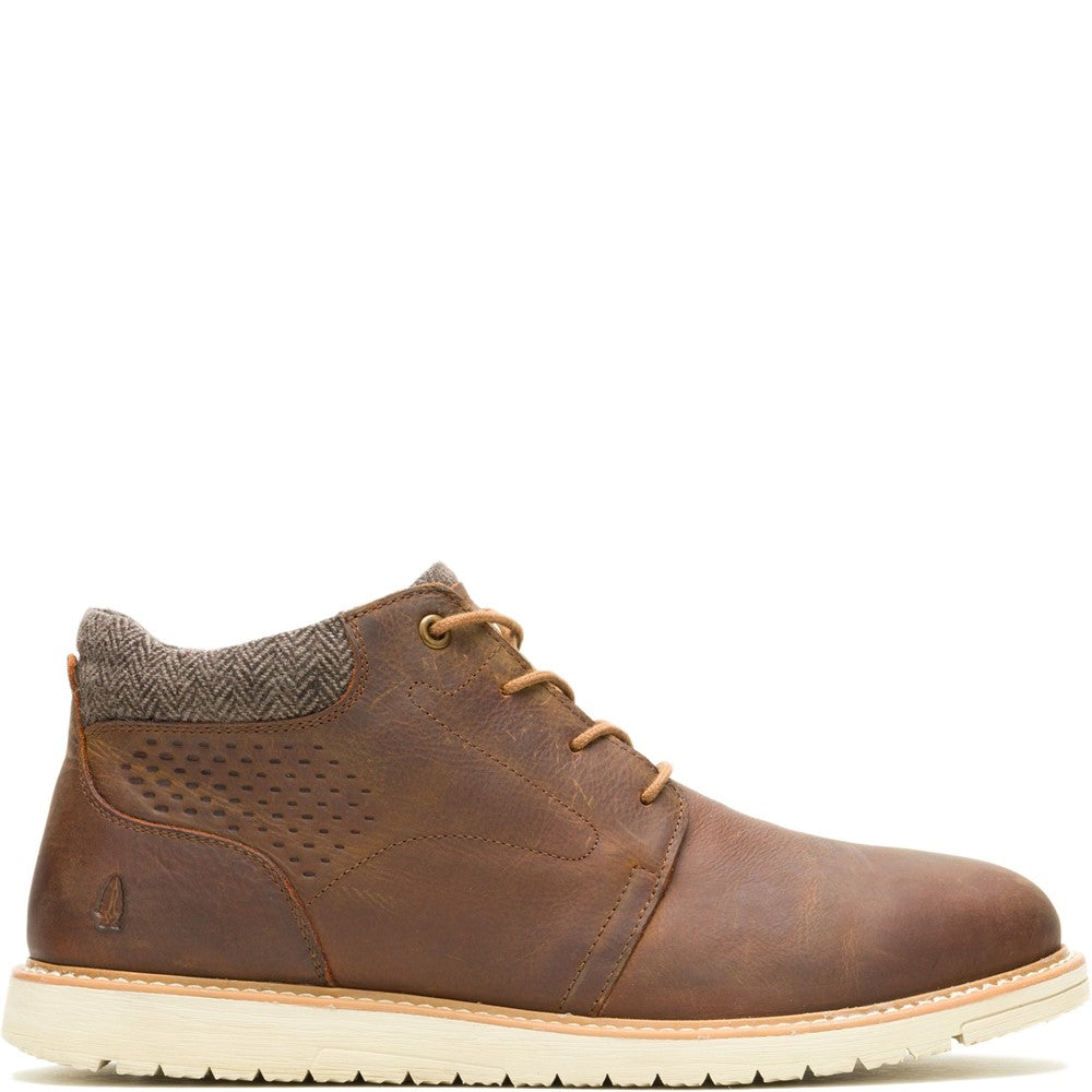 Mens Boots Tan Hush Puppies Jenson Lace Boot