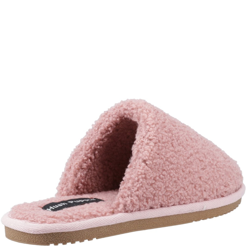 Classic Ladies Slippers Pink Hush Puppies Joanna Mule