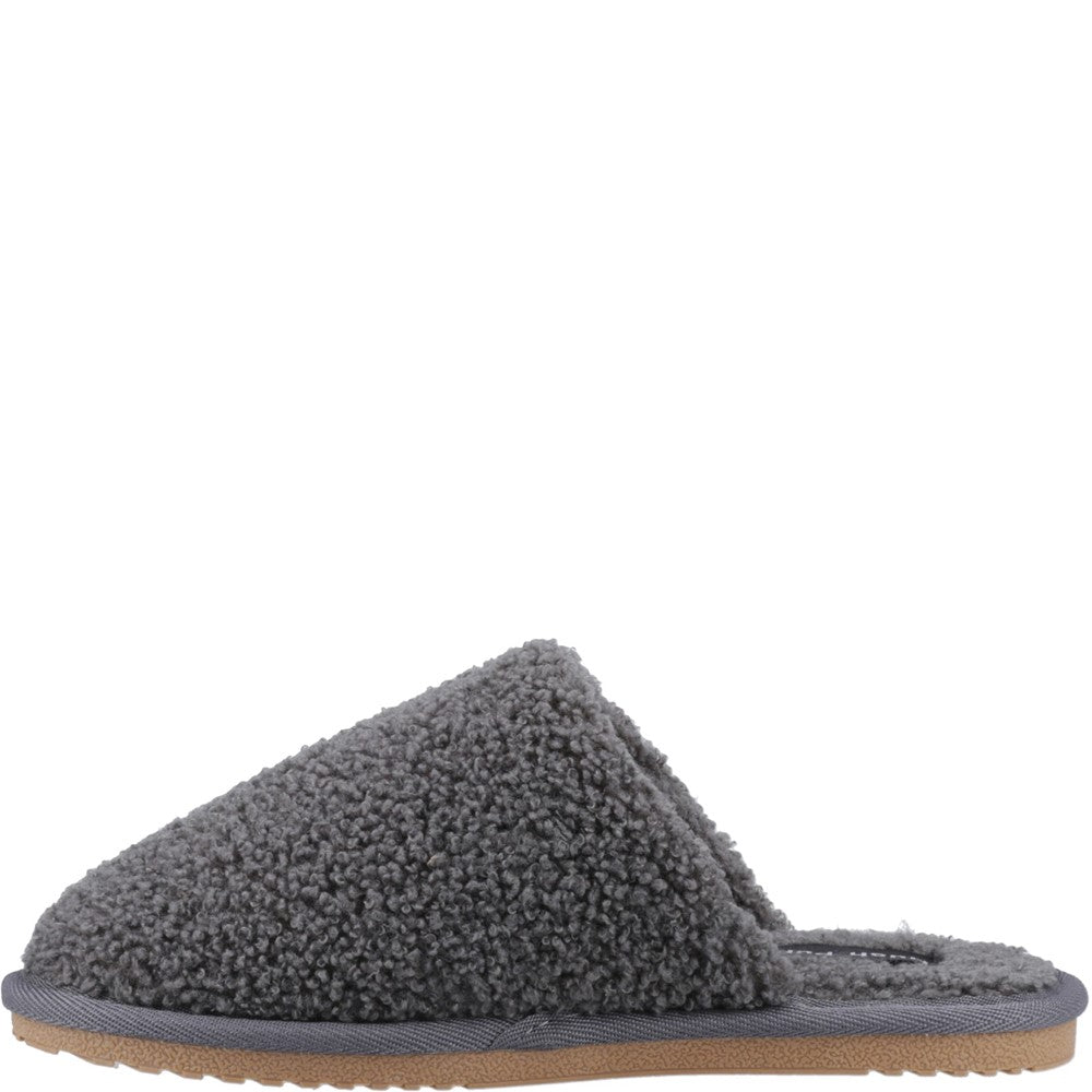 Classic Ladies Slippers Charcoal Hush Puppies Joanna Mule