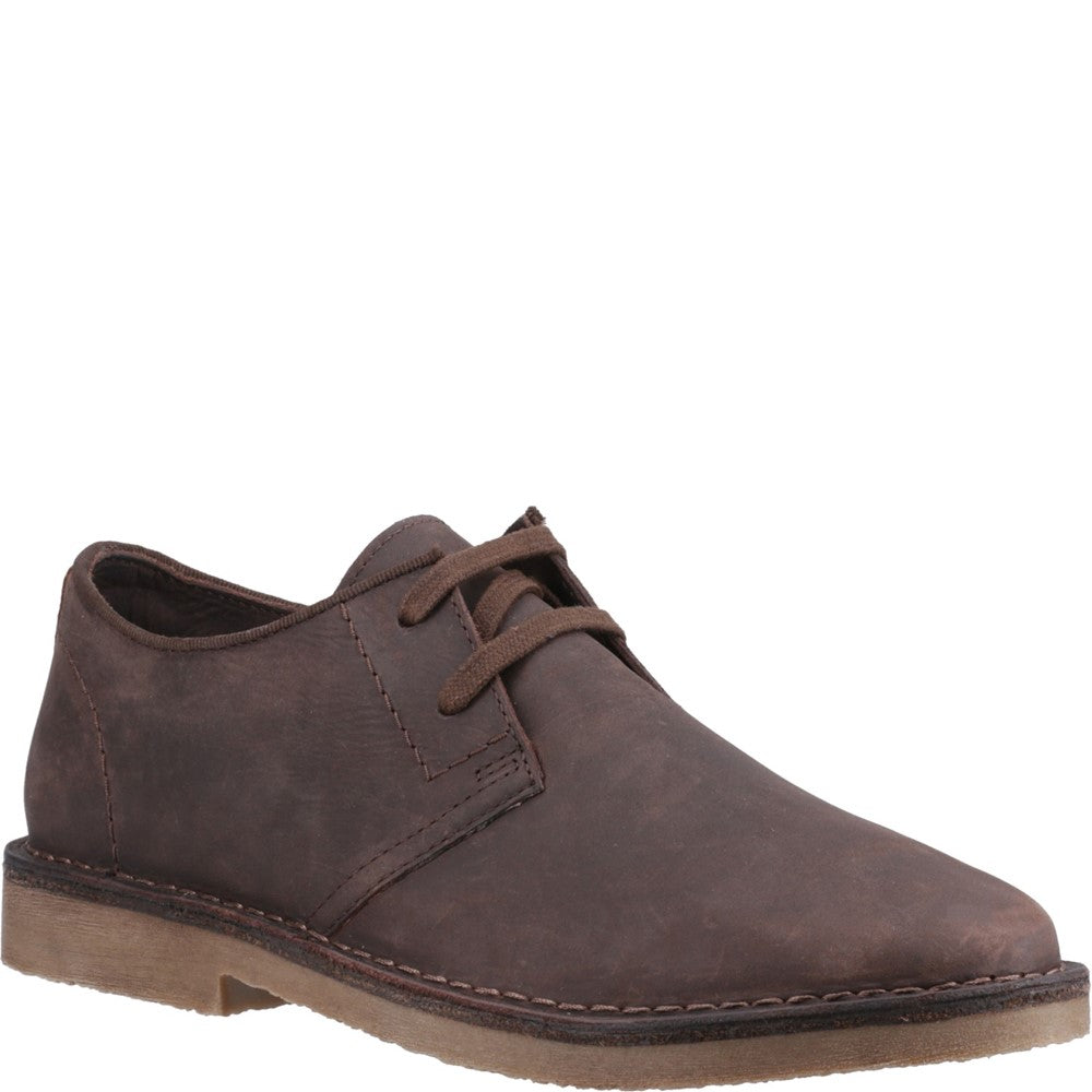 Lace Mens Summer Waxy Brown Hush Puppies Scout Leather Lace Up
