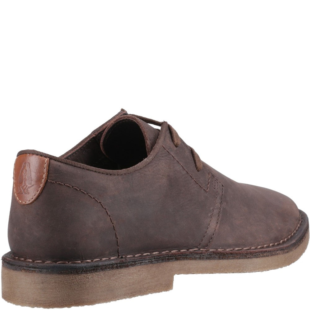 Lace Mens Summer Waxy Brown Hush Puppies Scout Leather Lace Up