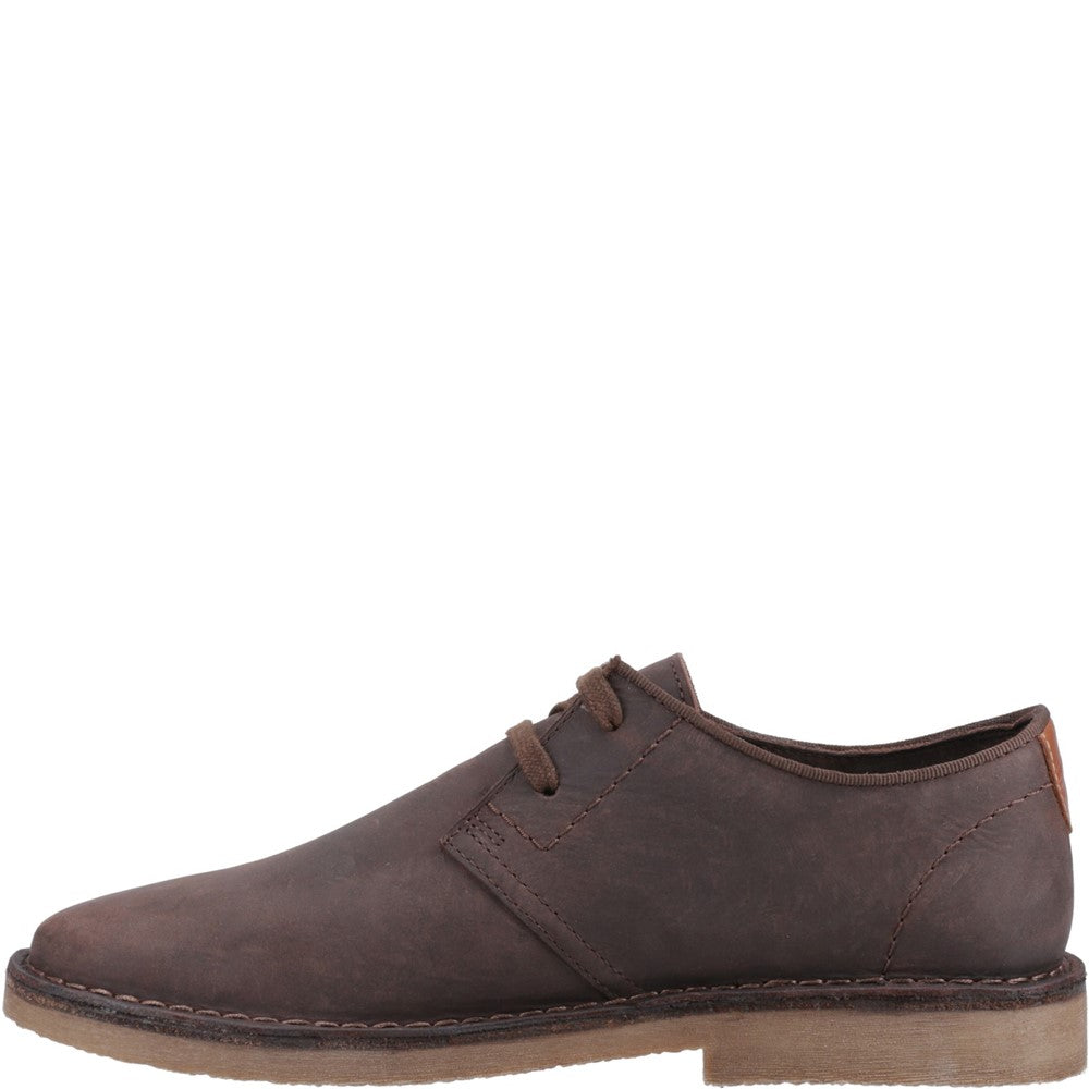 Lace Mens Summer Waxy Brown Hush Puppies Scout Leather Lace Up