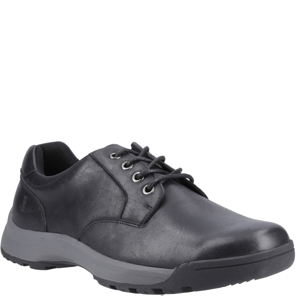 Mens Classic Lace Shoes Black Hush Puppies Vinson Lace Shoe