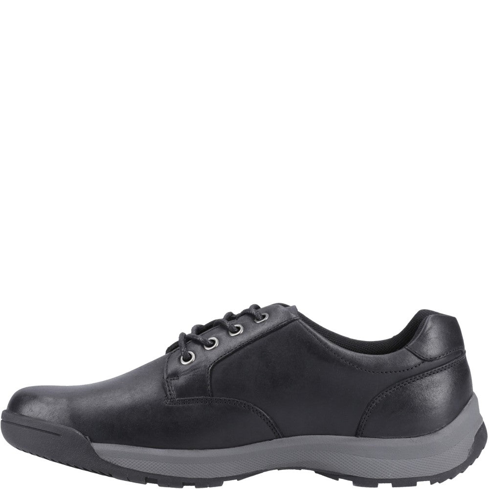 Mens Classic Lace Shoes Black Hush Puppies Vinson Lace Shoe