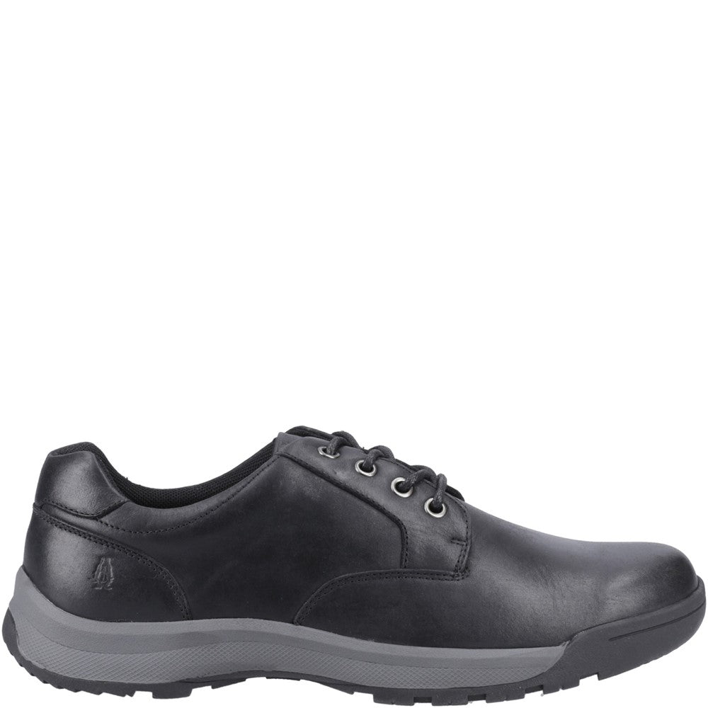 Mens Classic Lace Shoes Black Hush Puppies Vinson Lace Shoe