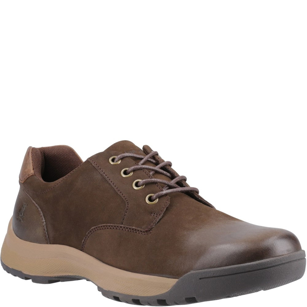 Mens Classic Lace Shoes Brown Hush Puppies Vinson Lace Shoe