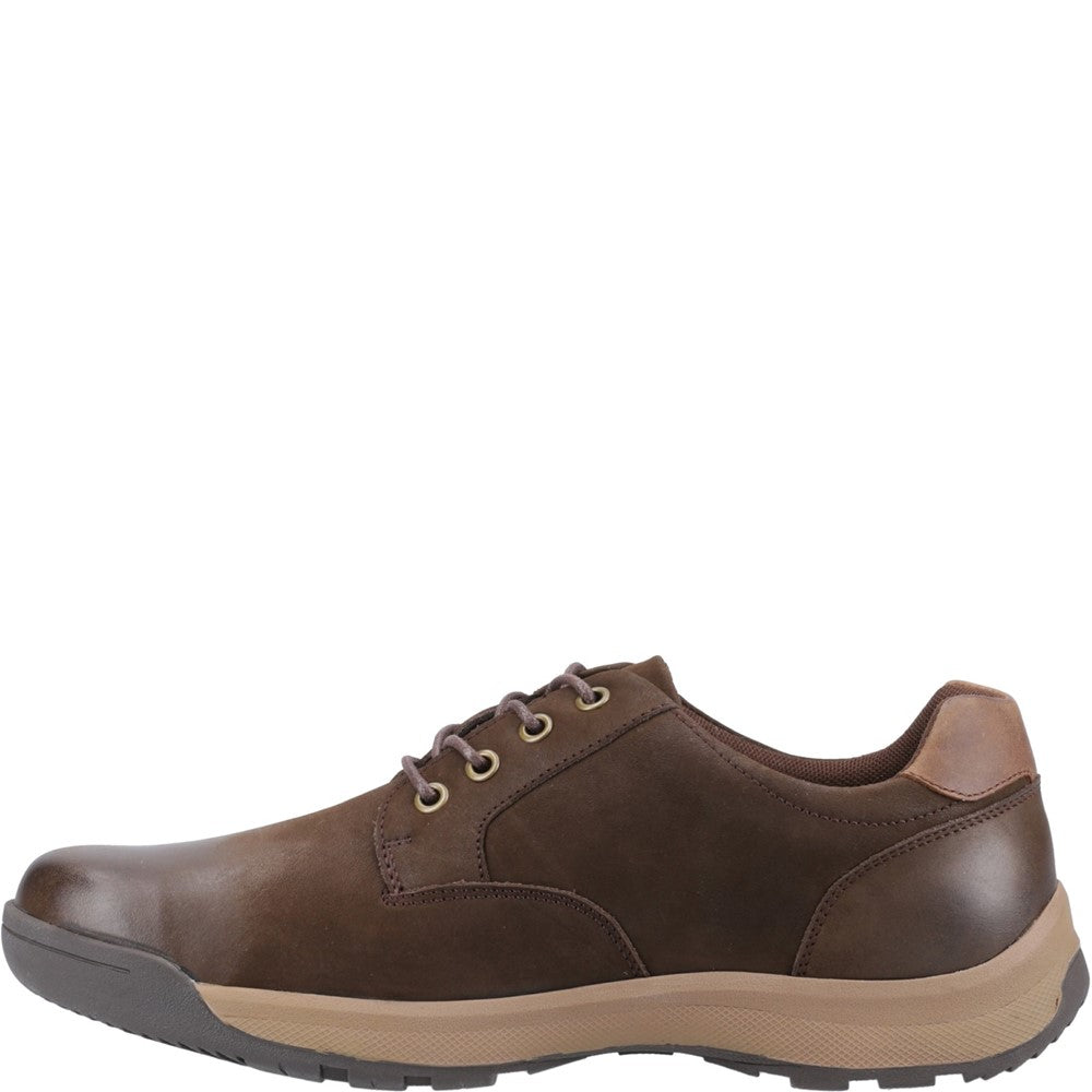Mens Classic Lace Shoes Brown Hush Puppies Vinson Lace Shoe