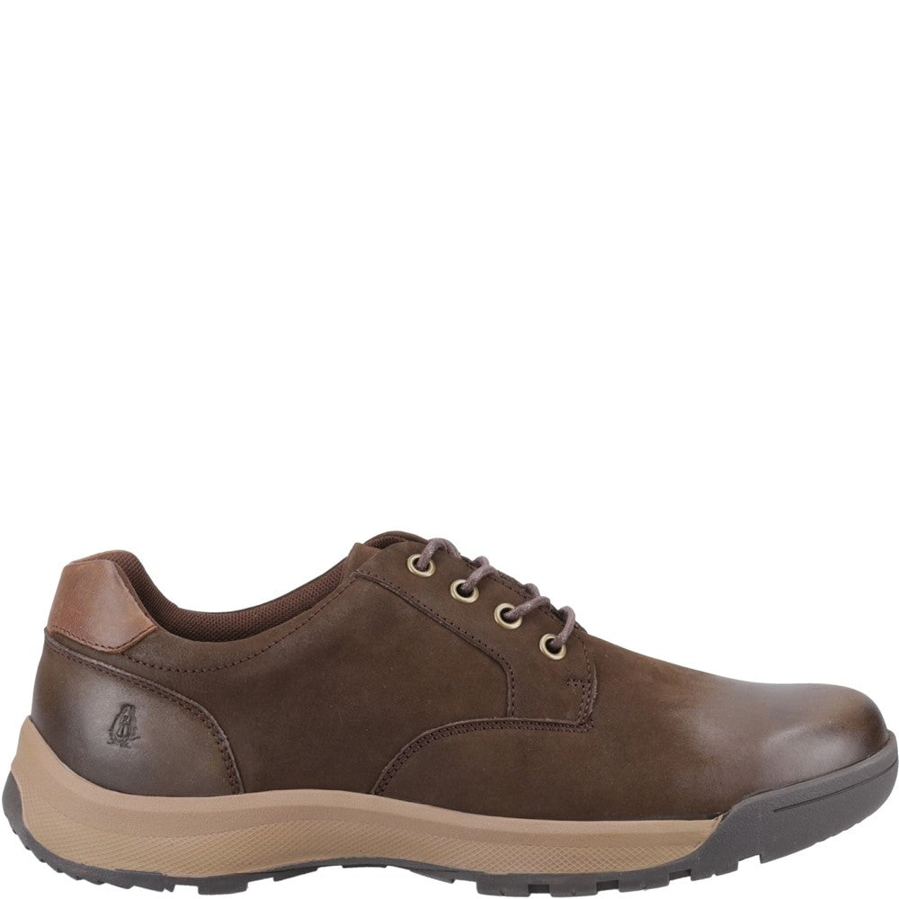 Mens Classic Lace Shoes Brown Hush Puppies Vinson Lace Shoe