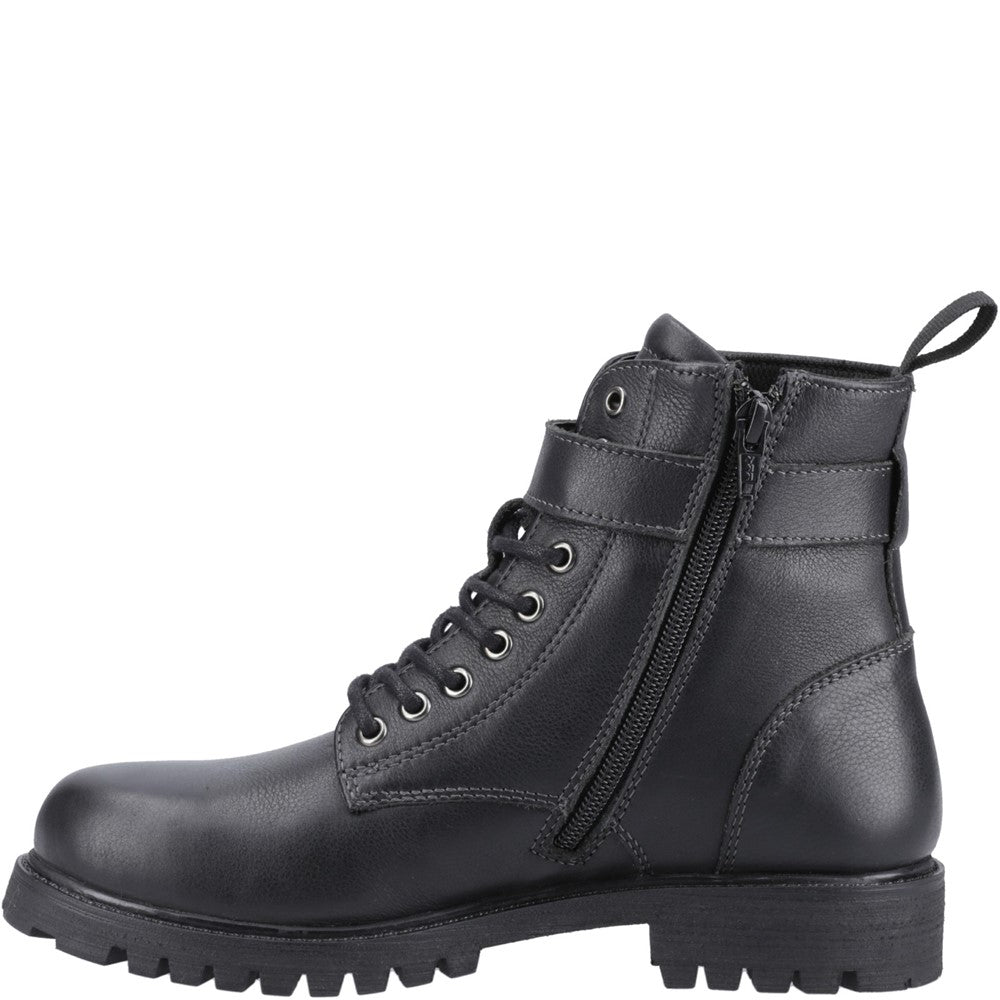 Ladies Ankle Boots Black Hush Puppies Wanda Lace Boot