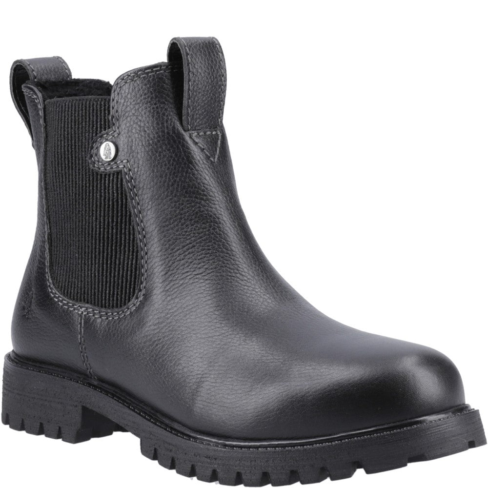 Ladies Ankle Boots Black Hush Puppies Wynter Chelsea Boot