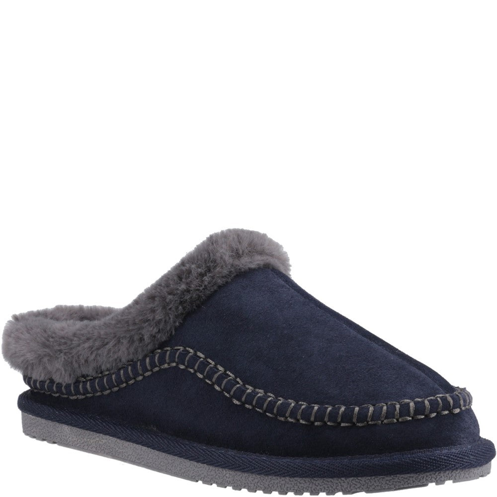 Classic Ladies Slippers Navy Hush Puppies Anika Slipper