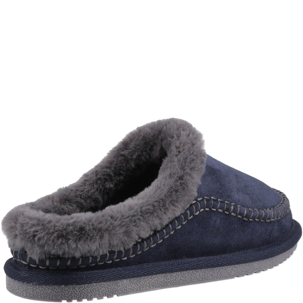 Classic Ladies Slippers Navy Hush Puppies Anika Slipper