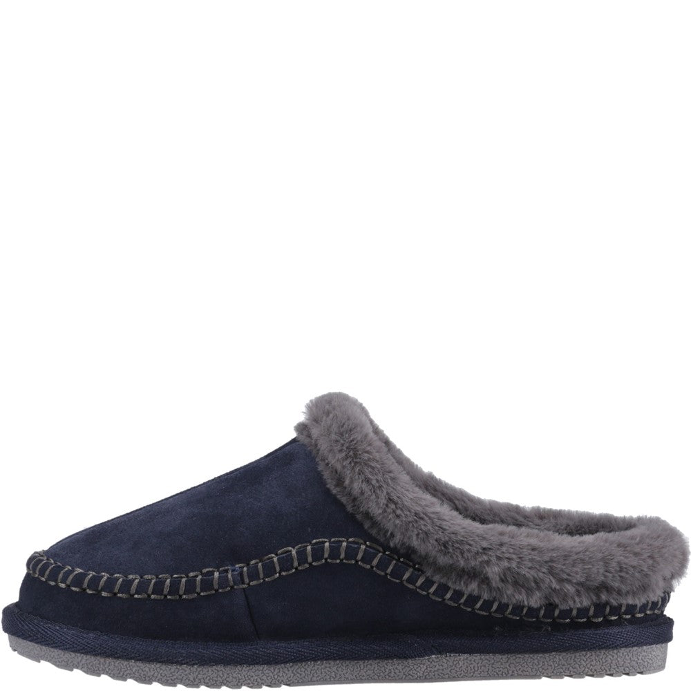Classic Ladies Slippers Navy Hush Puppies Anika Slipper