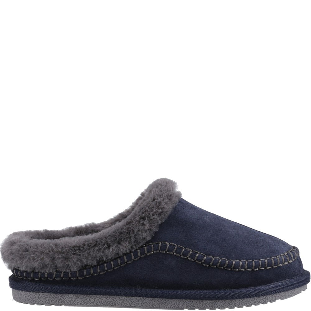 Classic Ladies Slippers Navy Hush Puppies Anika Slipper