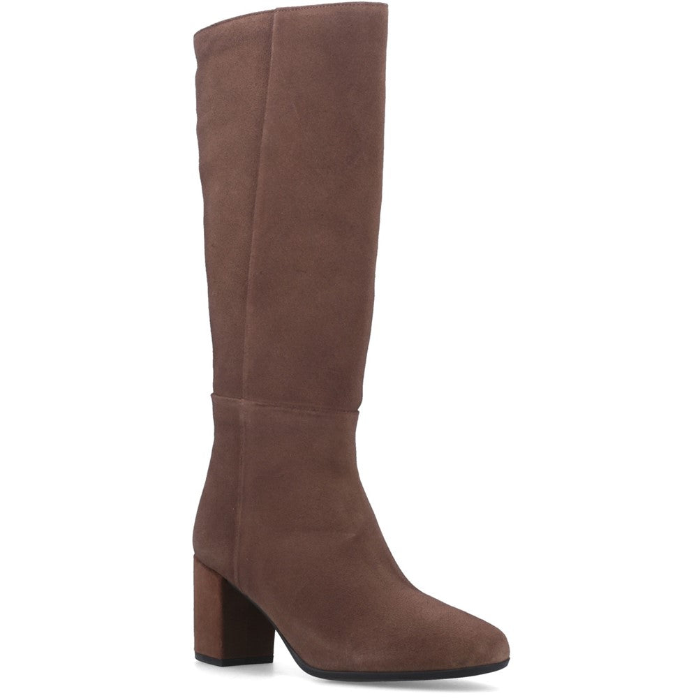 Ladies Long Boots Mocha Hush Puppies Oprah Long Boot