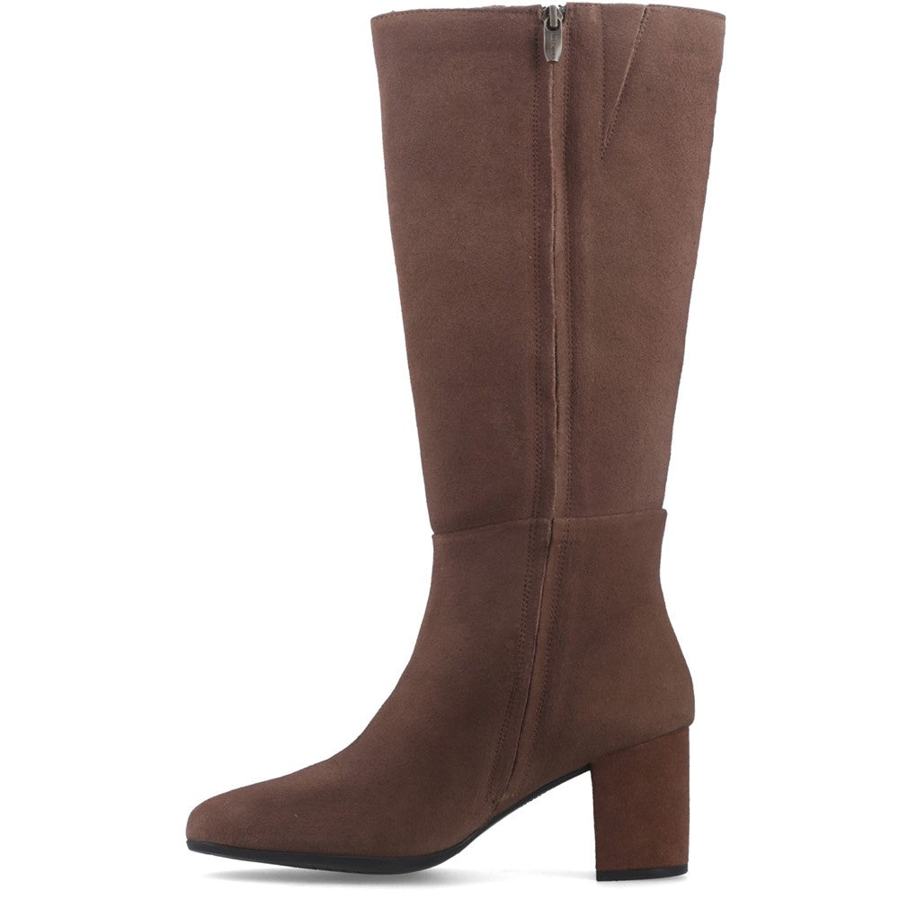 Ladies Long Boots Mocha Hush Puppies Oprah Long Boot
