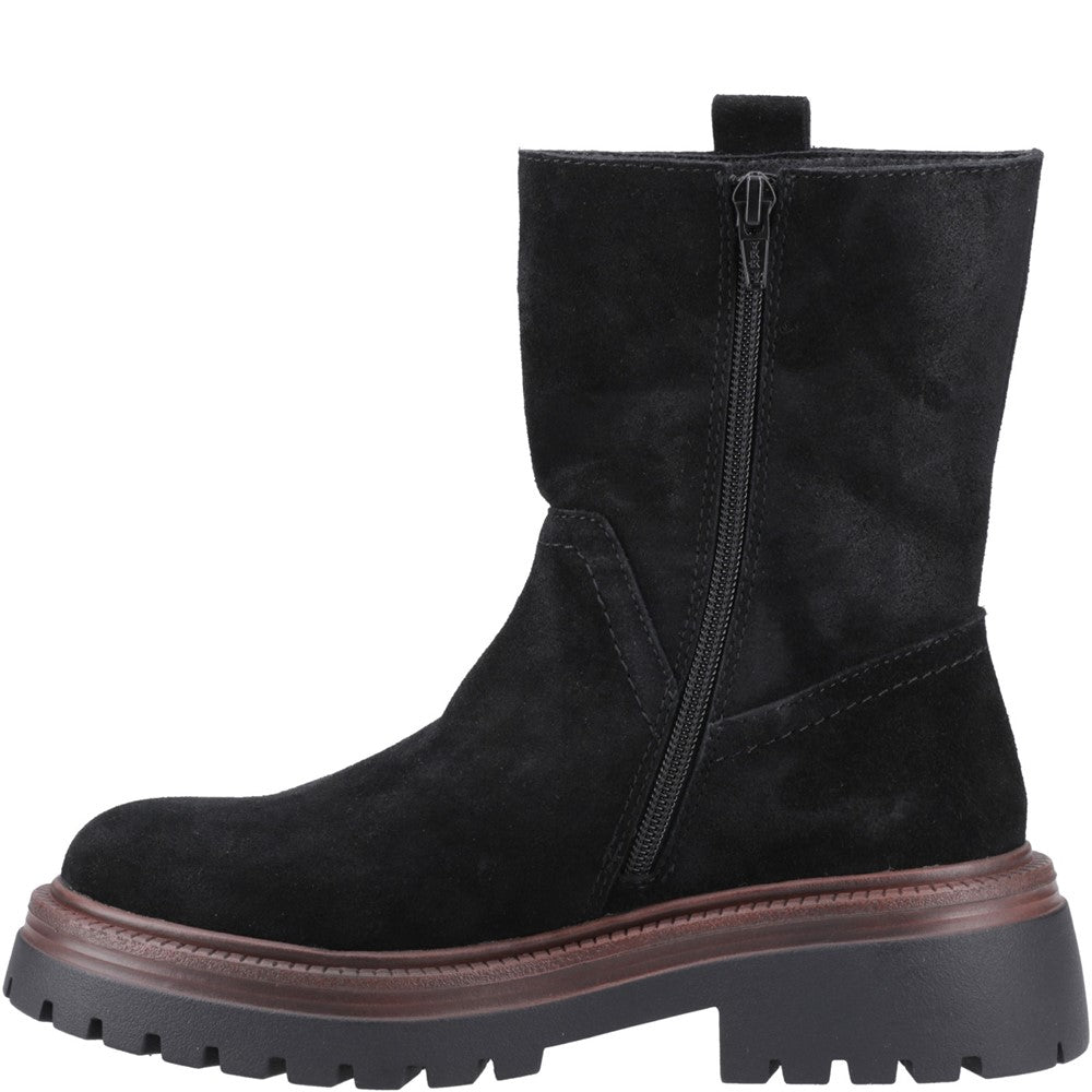 Ladies Ankle Boots Black Hush Puppies Rebecca Boot