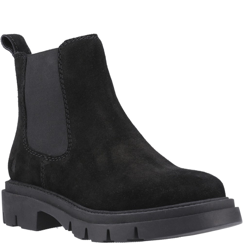 Ladies Ankle Boots Black Hush Puppies Raya 2 Chelsea Boot