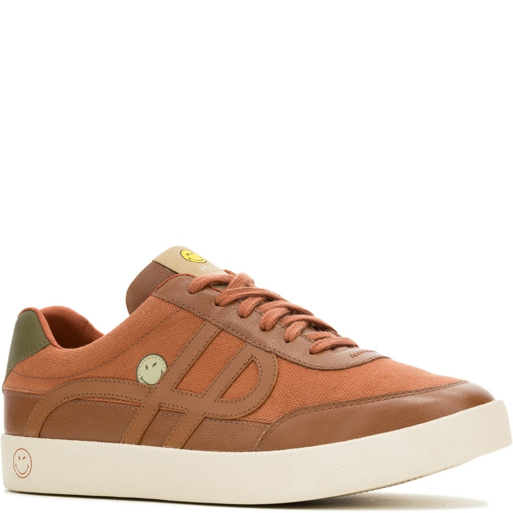 Mens Sports Tan Hush Puppies Charlie Smiley Trainer