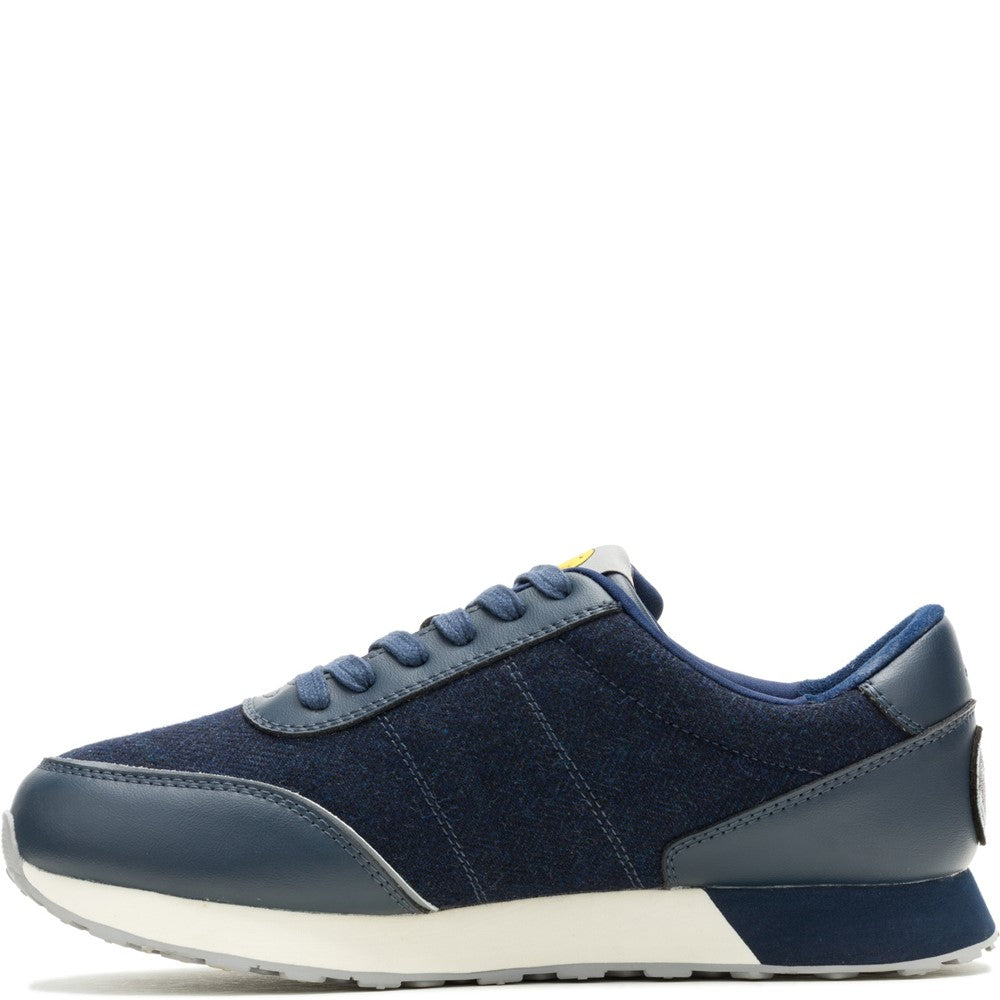 Mens Sports Blue Hush Puppies Seventy8 Smiley Trainer