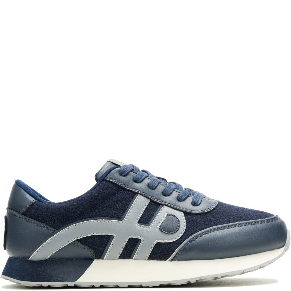 Mens Sports Blue Hush Puppies Seventy8 Smiley Trainer