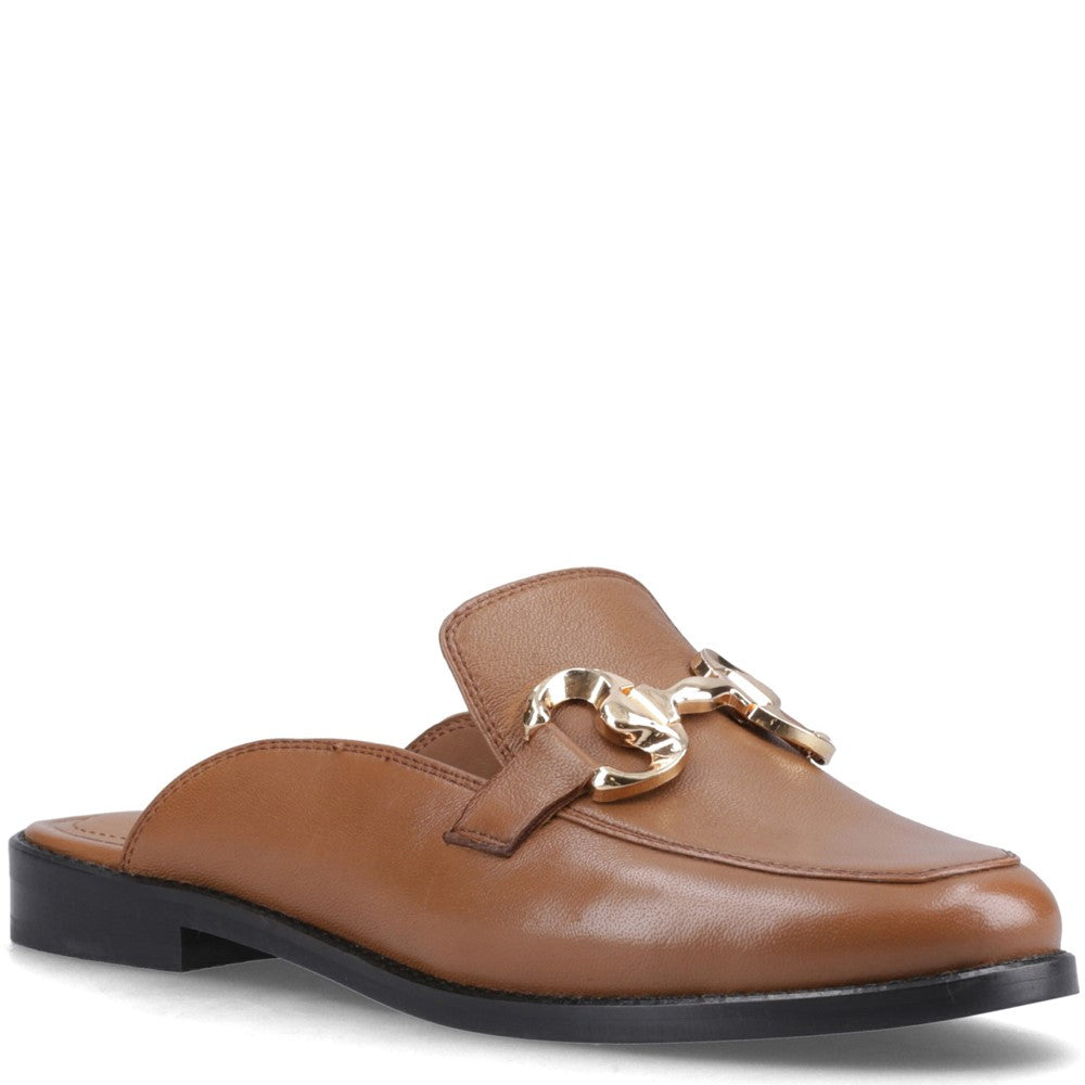 Slip On Ladies Shoes Tan Hush Puppies Cathleen Mule