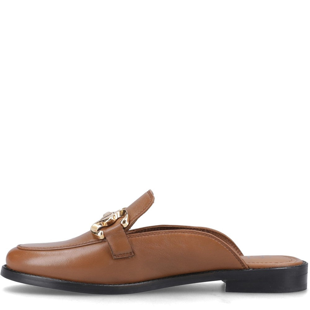 Slip On Ladies Shoes Tan Hush Puppies Cathleen Mule