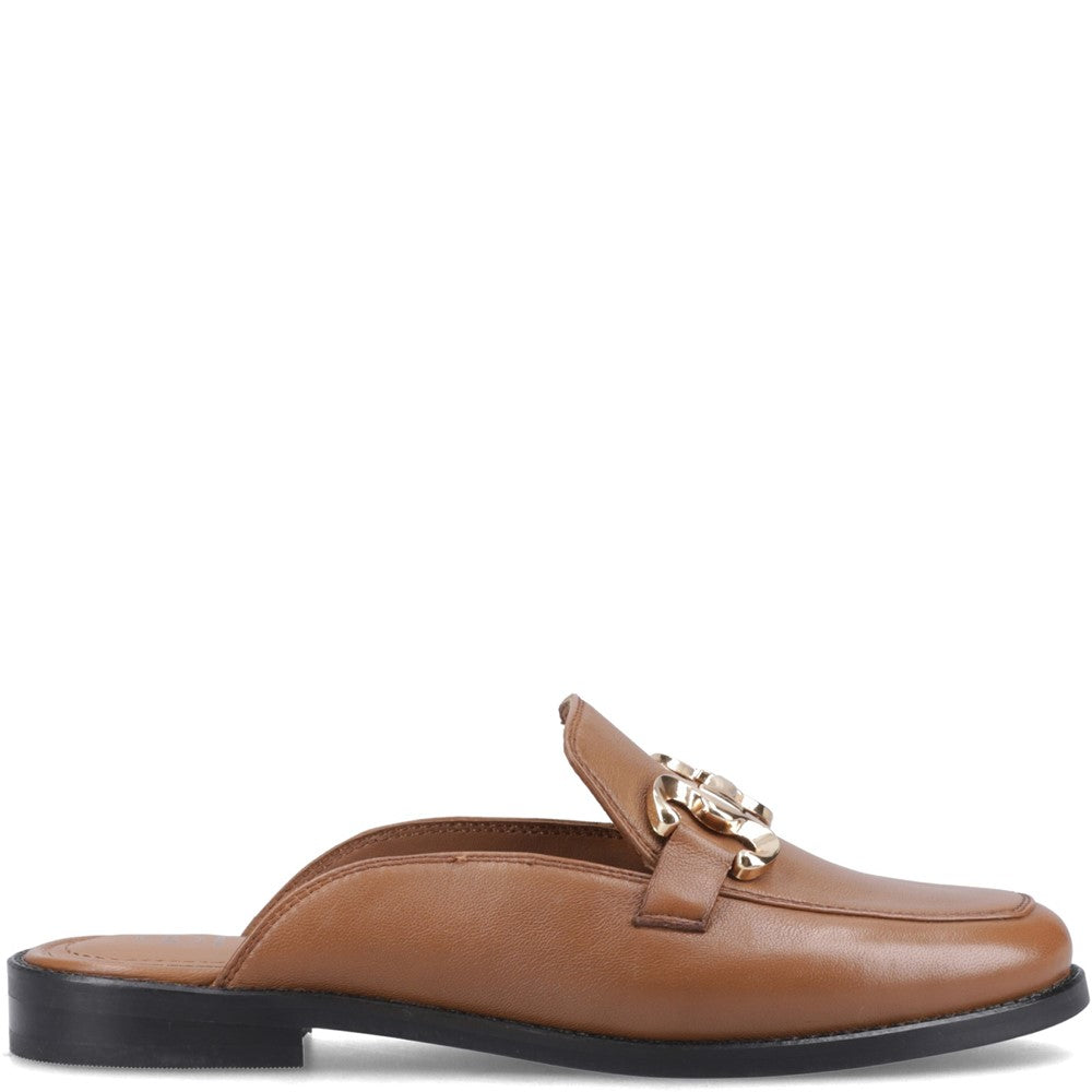 Slip On Ladies Shoes Tan Hush Puppies Cathleen Mule