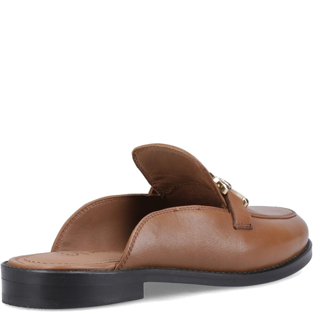 Slip On Ladies Shoes Tan Hush Puppies Cathleen Mule