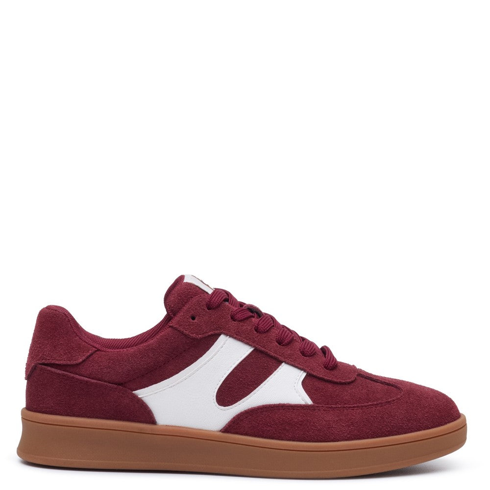 Lace Ladies Shoes Bordo Hush Puppies Maura Sneaker