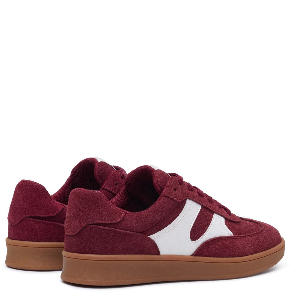 Lace Ladies Shoes Bordo Hush Puppies Maura Sneaker