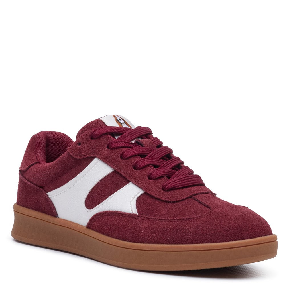 Lace Ladies Shoes Bordo Hush Puppies Maura Sneaker