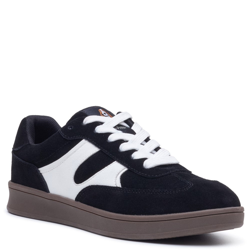 Lace Ladies Shoes Black Hush Puppies Maura Sneaker