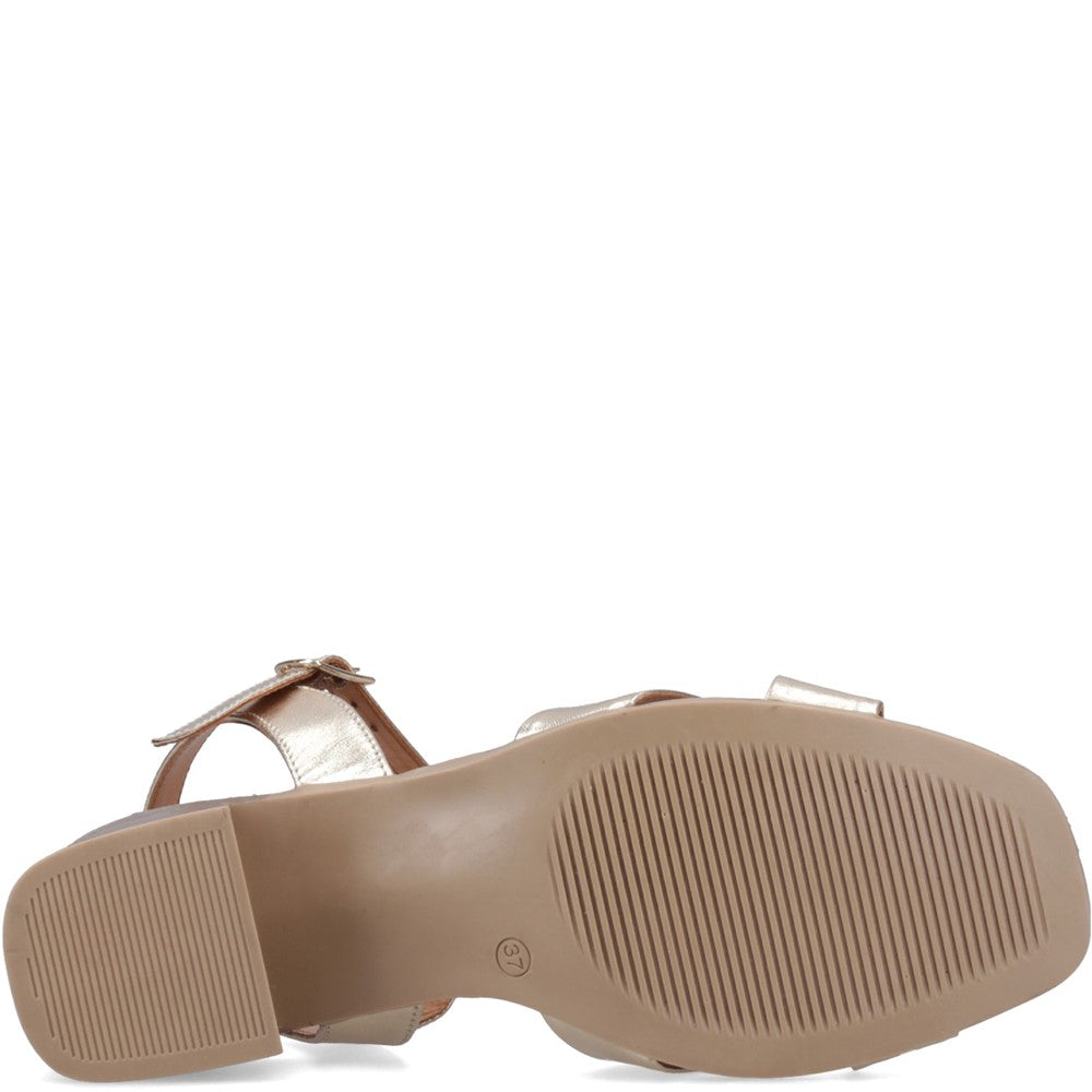Ladies Heels Gold Hush Puppies Regina Heel