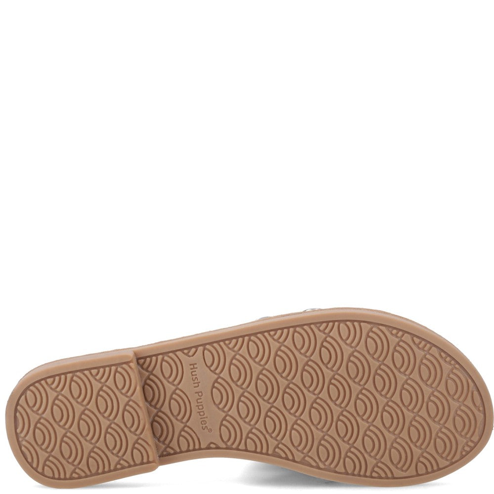 Shoe Ladies Summer White Hush Puppies Taylor Stud Mule