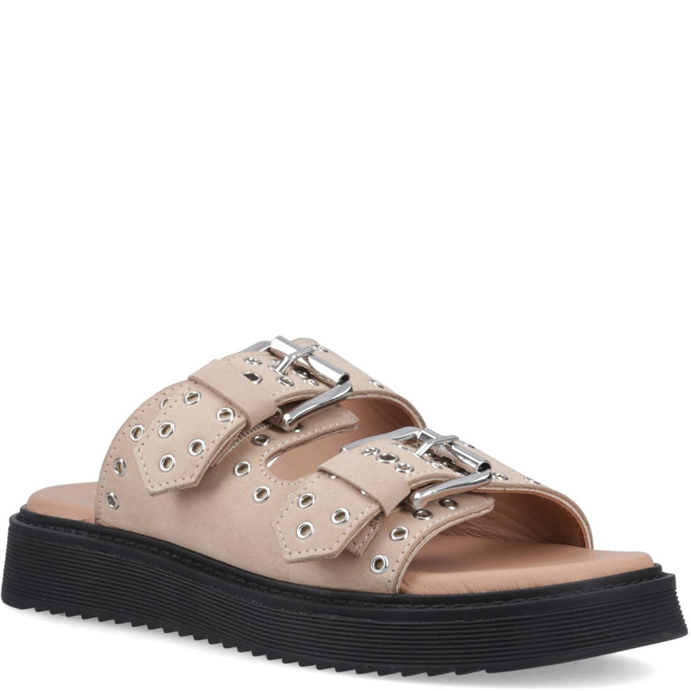Sandal Ladies Summer Taupe Hush Puppies Christine Mule Sandal