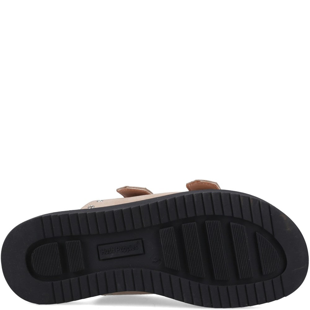 Sandal Ladies Summer Taupe Hush Puppies Christine Mule Sandal