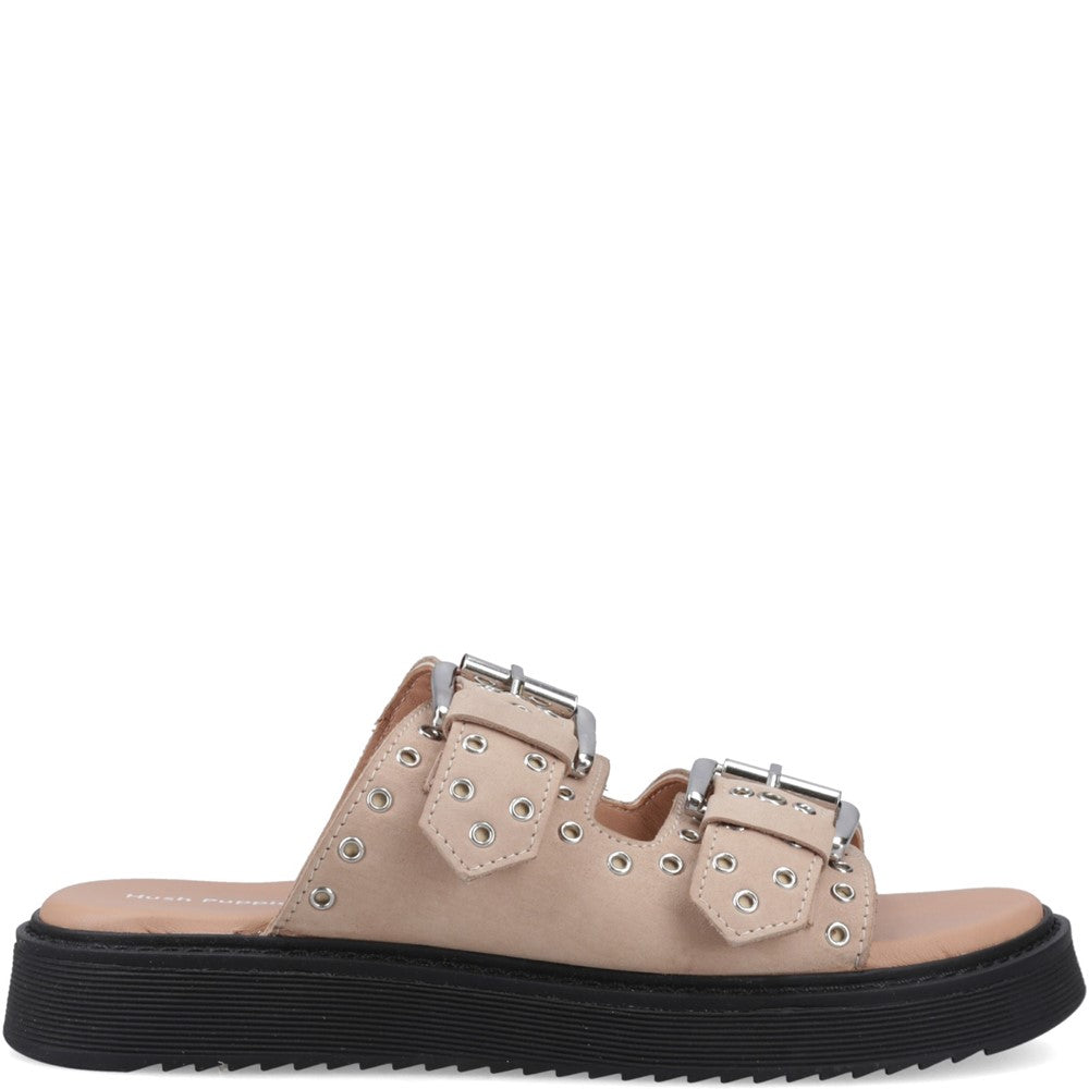 Sandal Ladies Summer Taupe Hush Puppies Christine Mule Sandal