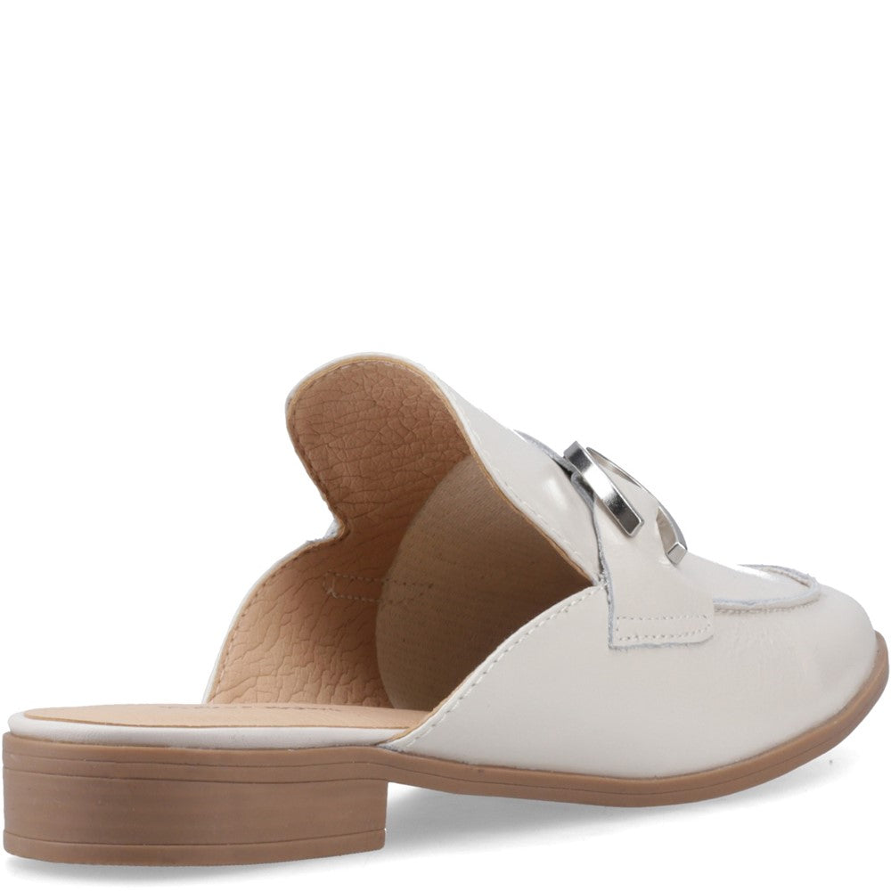Slip On Ladies Shoes Ivory Hush Puppies Calla Mule