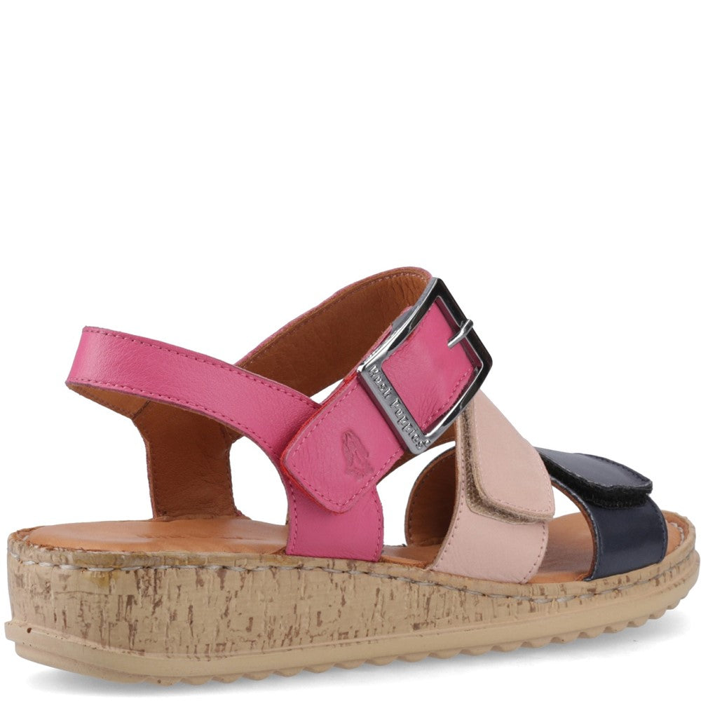 Sandal Ladies Summer Fuchsia Mix Hush Puppies Eliana Sandal