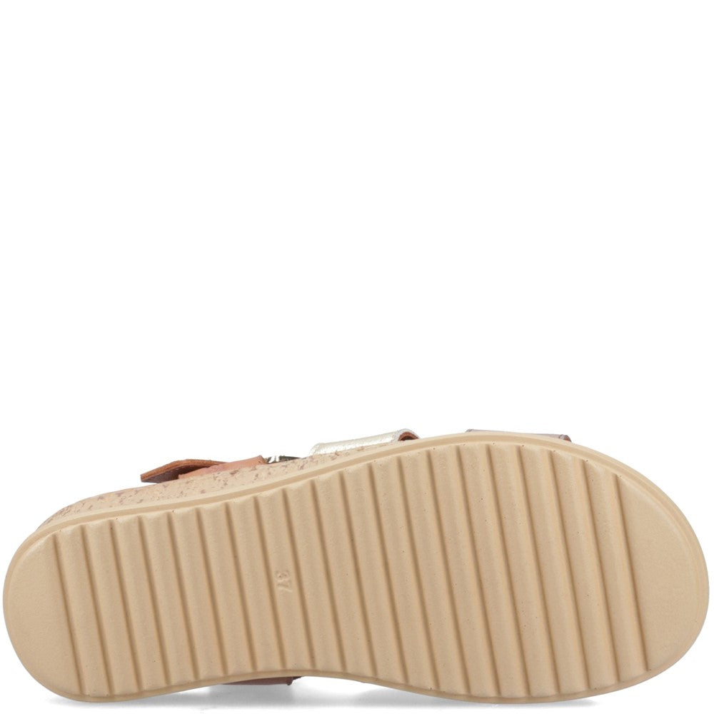 Sandal Ladies Summer Gold Mix Hush Puppies Eliana Sandal