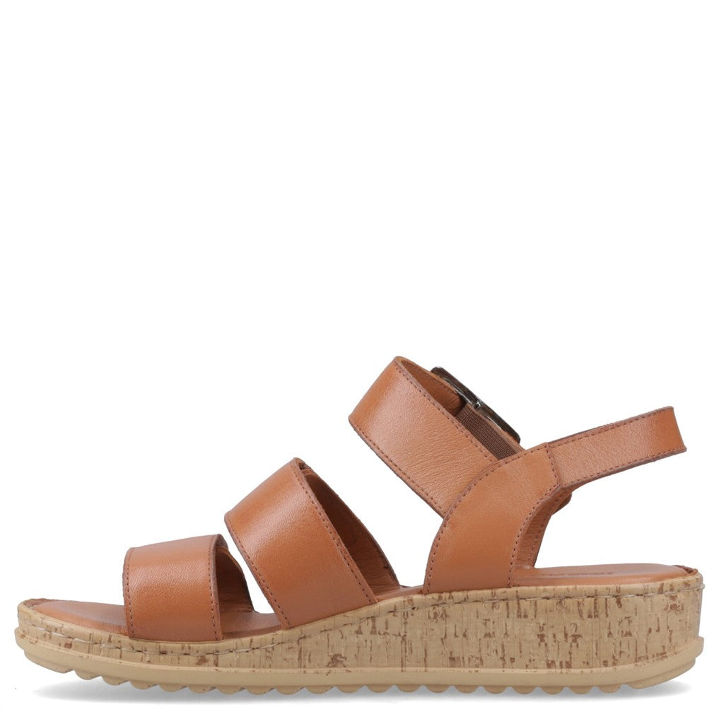 Sandal Ladies Summer Tan Hush Puppies Eliana Sandal