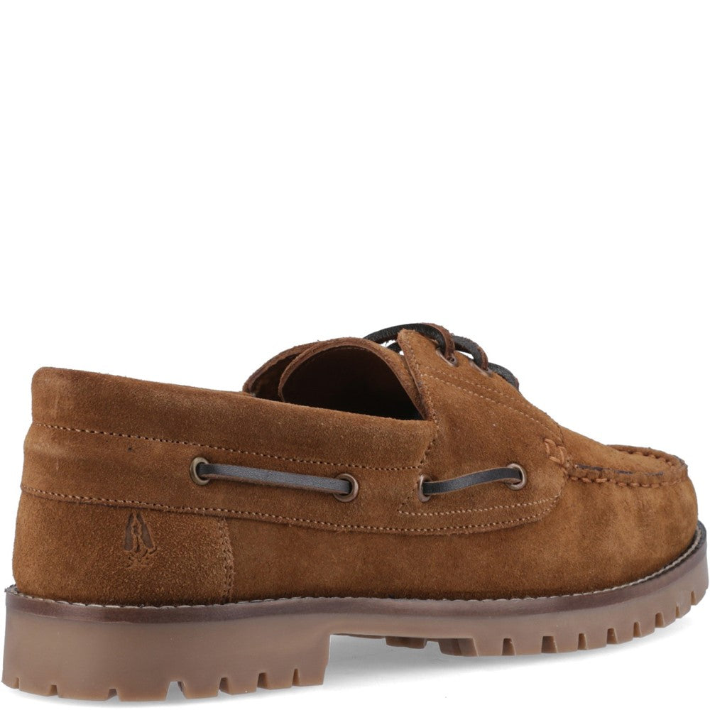 Slip On Mens Summer Tan Hush Puppies Harrison Boat Shoe