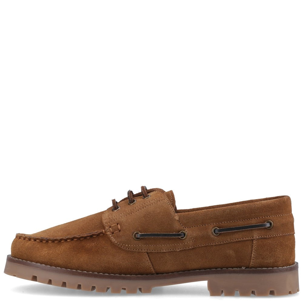 Slip On Mens Summer Tan Hush Puppies Harrison Boat Shoe