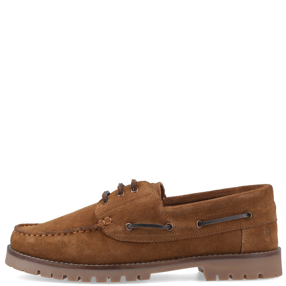 Slip On Mens Summer Tan Hush Puppies Harrison Boat Shoe