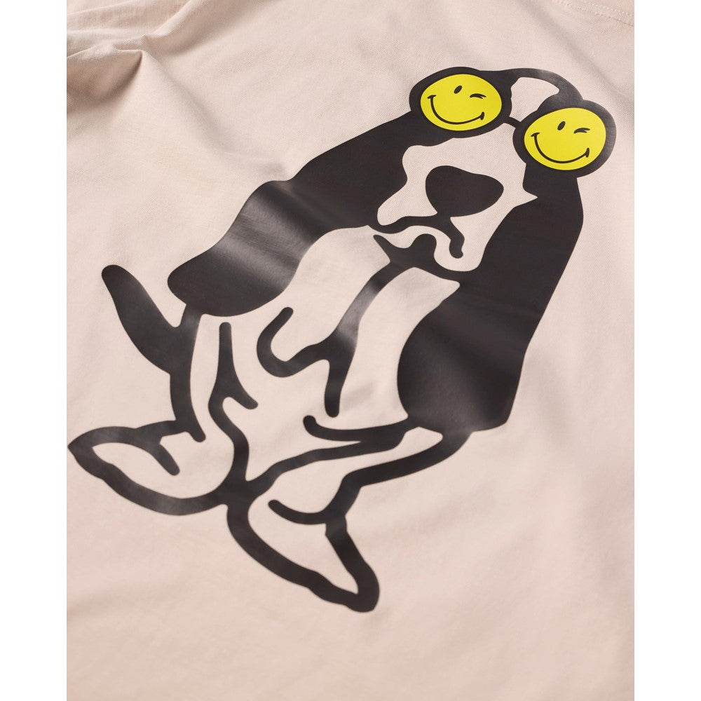 Tee Shirts White Hush Puppies Smiley T-Shirt Womens