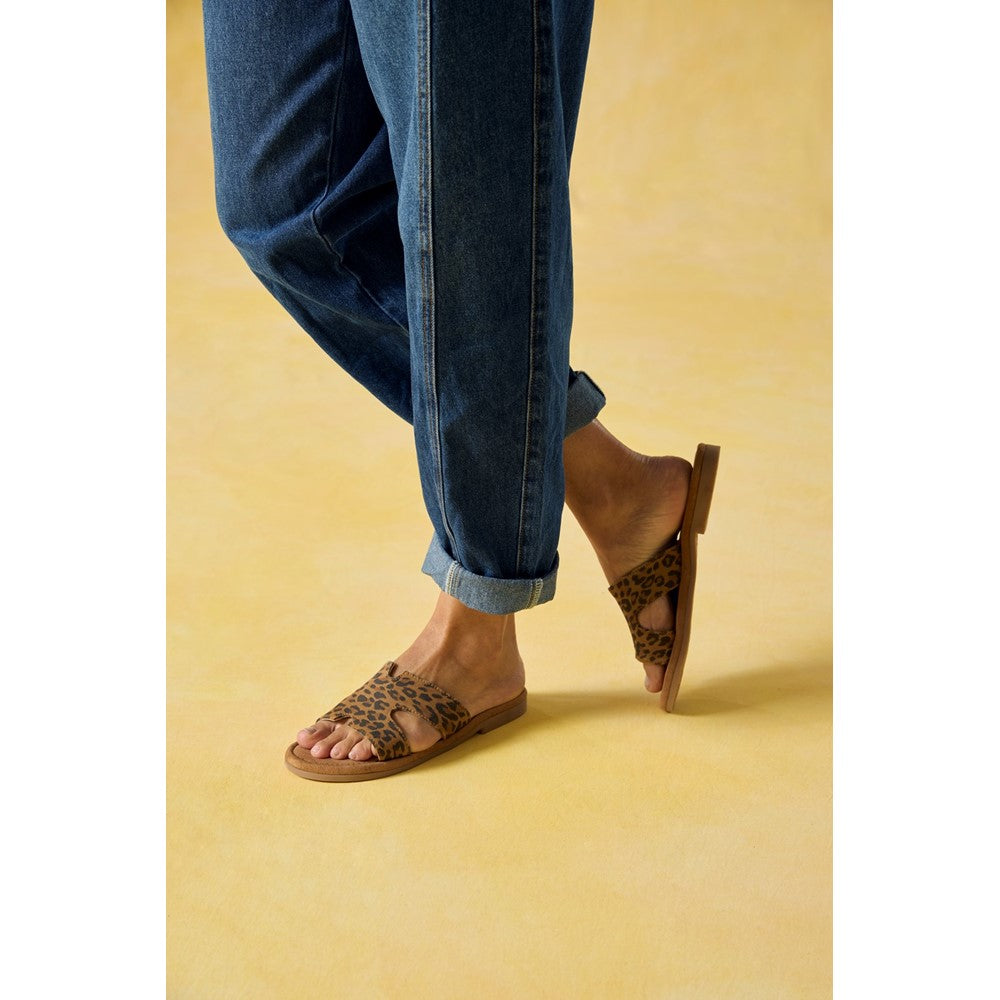Sandal Ladies Summer Leopard Hush Puppies Azalea Mule
