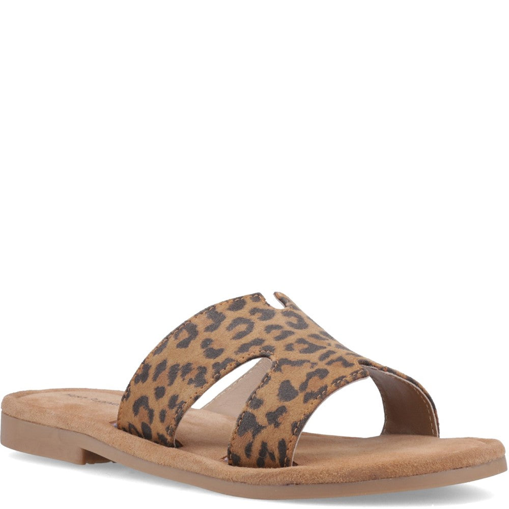 Sandal Ladies Summer Leopard Hush Puppies Azalea Mule